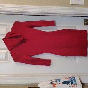 Cherry knit mini dress